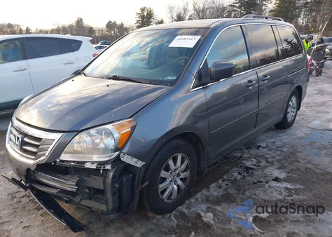 2010 Honda Odyssey Ex from USA, damaged, VIN 5FNRL3H47AB052381